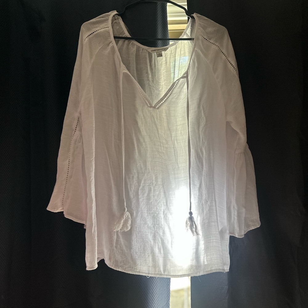 Counterparts White Blouse